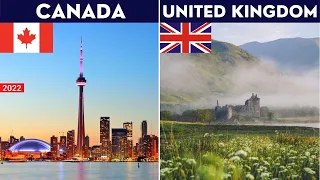 United Kingdom VS Canada - Country Comparison (2022)