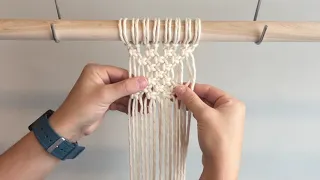 Macrame For Beginners: 28 Days of Knots! Day 4: Square Knot Patterns