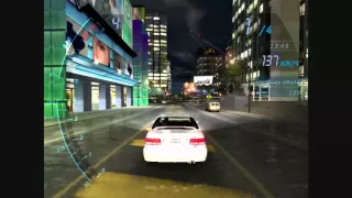 Drag -  racing on the Honda Civic in Need for Speed Underground