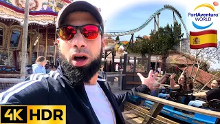 Spain’s BEST THEME PARK: PortAventura VLOG 4K HDR