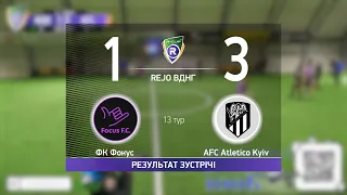 ФК Фокус 1-3 AFC Atletico Kyiv R-CUP WINTER 22'23' #STOPTHEWAR в м. Києві