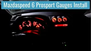 Mazdaspeed 6 Prosport Gauge Installation