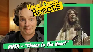 Vocal Coach REACTS - RUSH "Closer to the Heart"