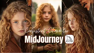 Consistent characters in Midjourney, simplest 3-step guide! #midjourney #midjourneytutorial