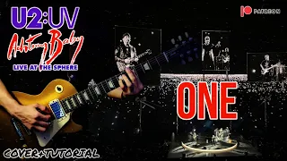 U2 - One (Guitar Cover/Tutorial) Live From Chicago 2005 Free Backing Track Line 6 Helix The Sphere