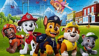 PAW PATROL kids jigsaw puzzle game - Zuma Marshall Chase Skye Rubble & Rocky!