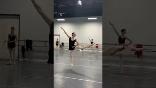 come rehearse my variation with me 🩰✨ #ballet #ballerina #pointe