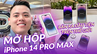 Schannel mở hộp iPhone 14 Pro Max được bán ra đầu tiên trên thế giới