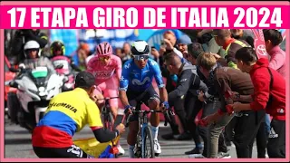 17 ETAPA GIRO DE ITALIA 2024 NAIRO Quintana Tadej POGACAR Daniel MARTINEZ