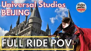 [4K] Harry Potter and the Forbidden Journey - FULL RIDE - Universal Studios Beijing - 2022