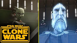 Separatist Senate on Raxus debates The Clone Wars | Star Wars: The Bad Batch Episode 10 Reference