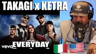 AMERICAN 🇺🇸 REACTS TO 🇮🇹 Takagi & Ketra - EVERYDAY feat. Shiva, ANNA, Geolier (Official Visual)