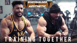 Training with Guru Ji || Bodybuilder and Aesthetic  || Chest Day || Ep 1