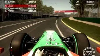 F1 2010 - Race at Circuit Melbourne : HD