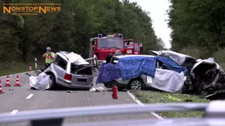 Vier Tote bei Unfalltragödie bei Bad Rappenau (26.9.2015)