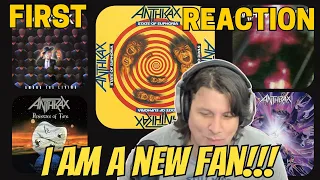 ANTHRAX MARATHON REACTION Among The Living/ Finale/Time/Potters Field/Taking The Music Back/Madhouse