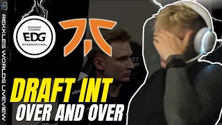 I'M DISAPPOINTED... | Rekkles | FNC vs EDG Worlds Groups W2 D1