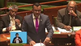 Fijian Government MP Hon. Alvick Maharaj's Statement on the 2018-2019 National Budget