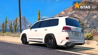 КУПИЛ И ПРОКАЧАЛ TOYOTA LAND CRUISER 200 В ГТА 5 РП! ОБЗОР И ТЕСТ ТОЙОТЫ КРУЗАКА ДВУХСОТКИ GTA 5 RP