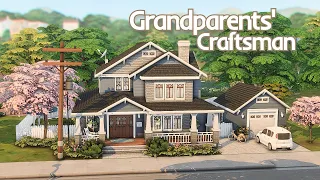 Grandparents' Craftsman Stop Motion | No CC | Growing Together The Sims 4