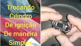 como trocar cilindro miolo da ignição do Ford Ka 2000 Zetec Rocam...