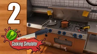 COOKING SIMULATOR || DAY 2 || EARNING FIRST STAR | NO COMMENTARY - HD GAMEPLAY