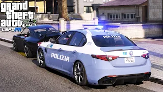 TORNO IN SERVIZIO (Arresti,veicoli rubati..) - GTA 5 MOD LSPDFR POLIZIA ITALIANA #23