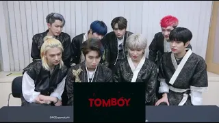 Stray Kids reaction to Tomboy by (G)I-DLE [fanmade]