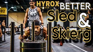 HYROX Race Tips and Training Techniques: Mastering the Sled Push and Skierg