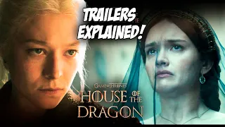 HOUSE OF THE DRAGON SEASON 2 TRAILERS EXPLAINED! - BLACK AND GREEN