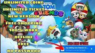 tom friends mod apk free downlad link 😌 ..unlimited coin,tiket,free shopping ,offline ,new version