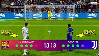 PES 2021 | Barcelona vs Juventus | Messi vs Ronaldo | Penalty Shootout | New Kits 2021/2022 Gameplay