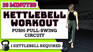 Advanced Kettlebell Circuit Training for Full-Body Functional Strength | 28 Minutes