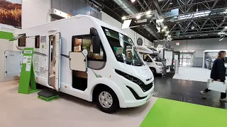 A cheap motorhome brand with an  integrated RV with queen bed