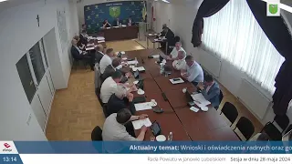 II Sesja Rady Powiatu Janowskiego – transmisja na żywo
