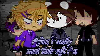 Aftons meet their soft AU | Afton Family | Lazy ending | Lil Crybaby's AU