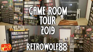 Game Room Tour 2019 - Over 2100 Games!! | RetroWolf88