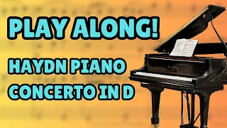 Haydn Piano Concerto in D - Orchestral Track WITHOUT PIANO. Play Along!