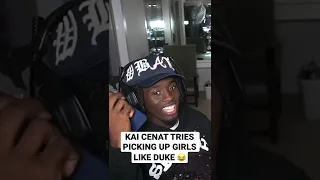 Kai Cenat tries UNSPOKEN RIZZ 😂 w/ Duke Dennis #shorts