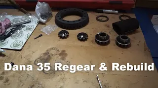 Jeep Dana 35 regear and rebuild