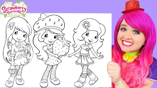 Coloring Strawberry Shortcake & Friends | Pencils