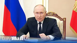 Putin blames US and Ukraine for orchestrating ISIS terror attack on Moscow