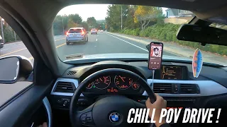 POV DRIVING MY F30 DOWN THE 126  | Chill POV drive #bmwpov