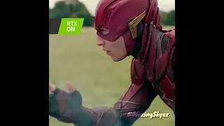 The flash vs superman:Rtx on vs Rtx off (justice league meme)T