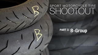 Sport Motorcycle Tire Shootout Part 3: B-Group - MotoUSA