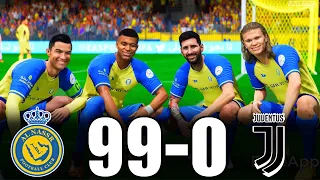 FIFA 23 | RONALDO, MESSI, MBAPPE, NEYMAR, ALLSTARS | Al-Nassr 99-0 Juventus | Club Friendly | PS5 4K