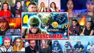 MUMEN RIDER VS THE DEEP SEA KING!🔥👑"They Shocked"One Punch Man Season 1 Ep 9 Reaction Mashup ワンパンマン