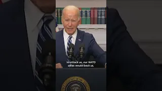 Watch: Biden attributes Putin for death of Alexei Navalny #Shorts