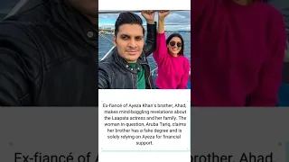 A family of liars and cheaters:’ Ex-Fiancé of Ayeza Khan’s Brother Stirs Controversy