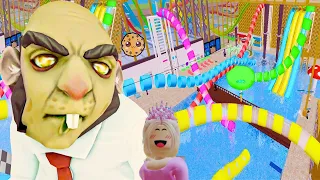 ESCAPE MR BRAINS WATERPARK! (OBBY) #roblox